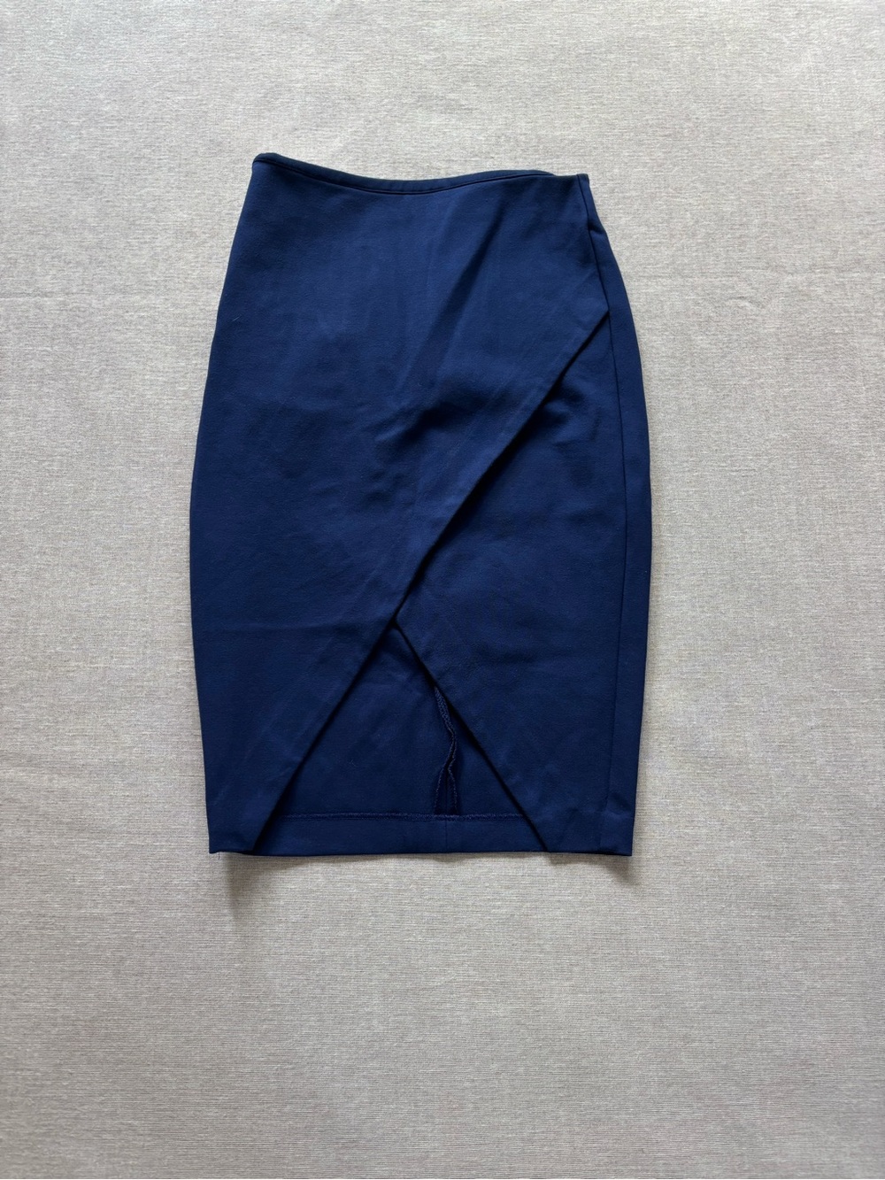 Express blue faux wrap bodycon colorful pencil skirt in size 0